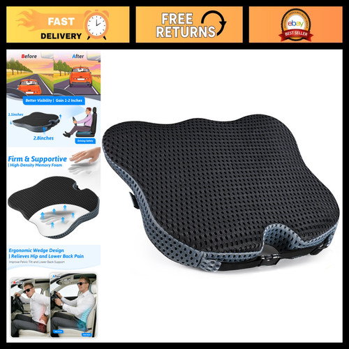 Wedge car seat cushion for - wedge,