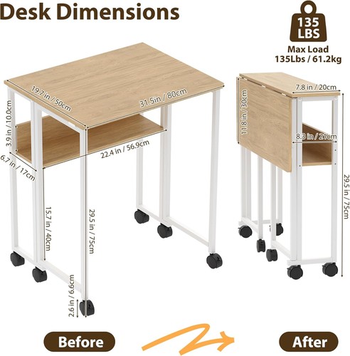 Folding desk small - 🔥folding,