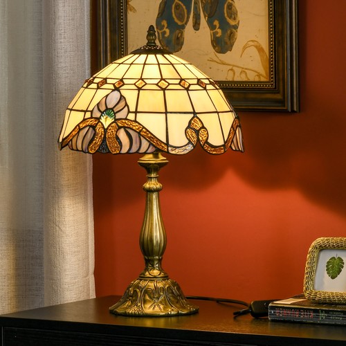 Decorative stained glass table - stained,