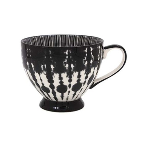 Coffee mug fine china black - china,