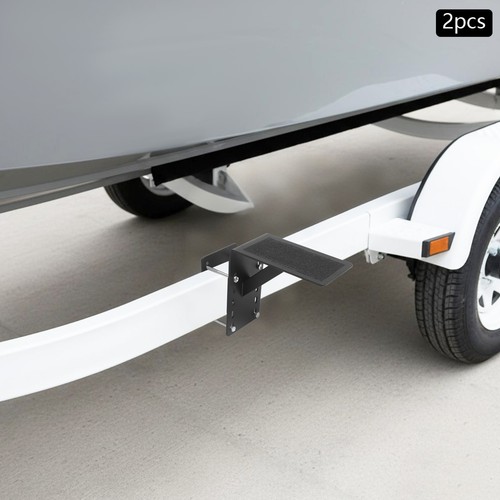 Frame mounted trailer step - frame,