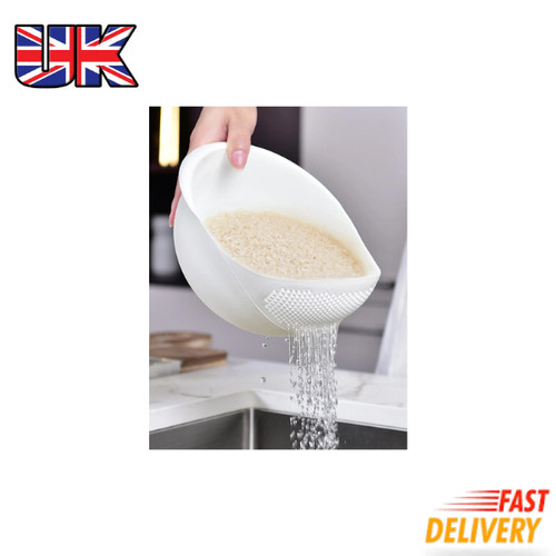 Colander rice bowl drain - bowl,