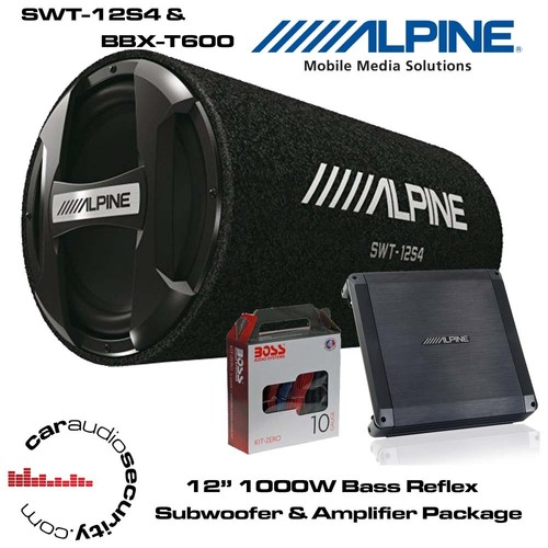 Alpine swt 12s4 bass - swt-12s4, 12"