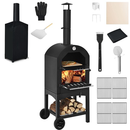 Outdoor pizza oven - pizza,
