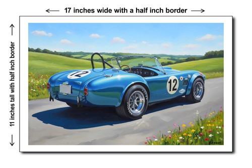 1964 shelby cobra 11x17 - 1964, 1