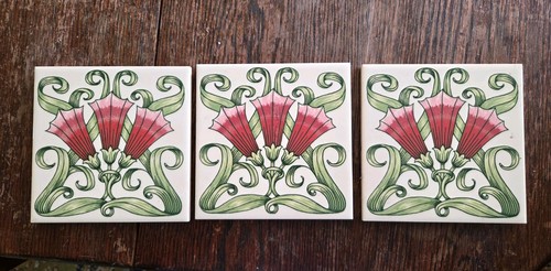 Vintage art nouveau style - x,