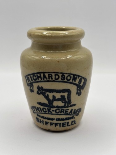 Old advertising cream pot