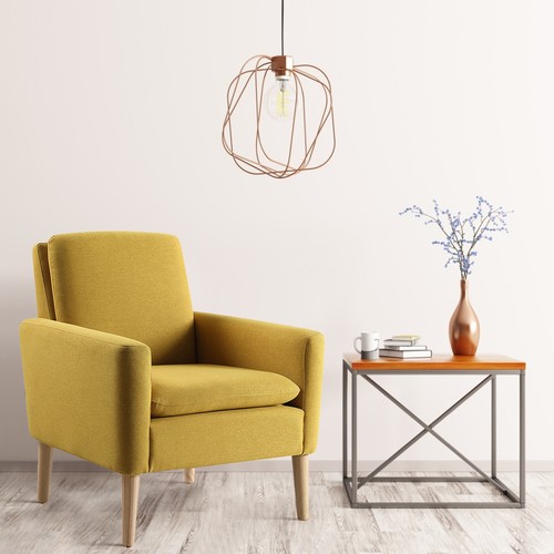 Upholstered leisure armchair - upholstered,