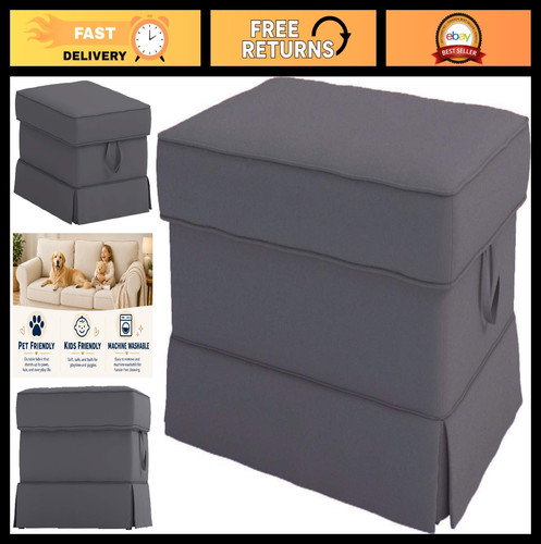 Durable dark gray - durable, ottoman