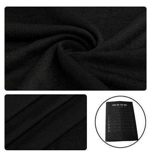 Black speaker grill fabric - black,
