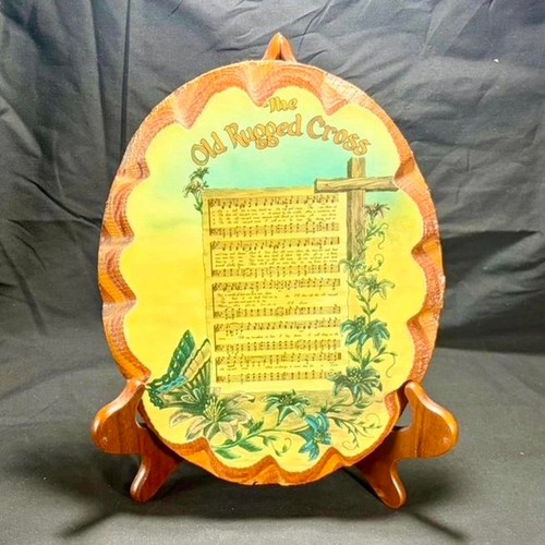 Vintage wall plaque - wall,