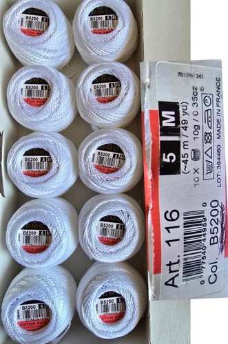 Dmc perle cotton art 116 - perle,