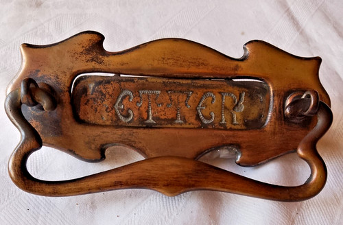 Antique victorian brass - antique, letter