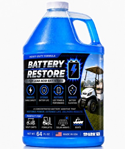 Golf cart battery restore - golf,