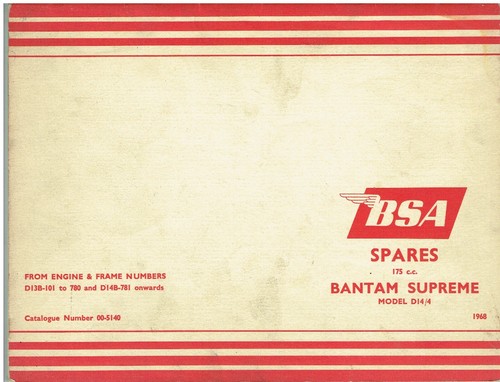 Bsa model d14 - model, d14/4