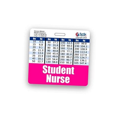 Student nurse badge buddy - student,