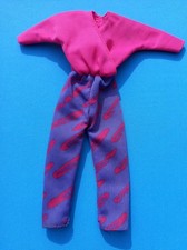 Vintage 1984 Barbie Fashion Fun Fashion Pack Pink Purple Jumpsuit Mattel #7904