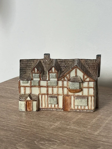 Vintage porcelain trinket - , box