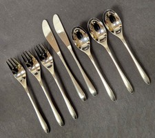 Rosenthal, Waistle, Tapio Wirkkala, 8 Cutlery Pieces, 2M,3G,3L,18/8 Stainless Steel