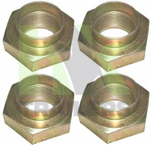 Stake hub axle - hub, end