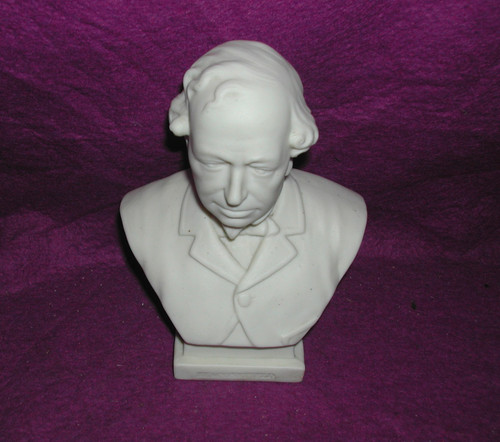 Antique goss parian ware bust - ware,