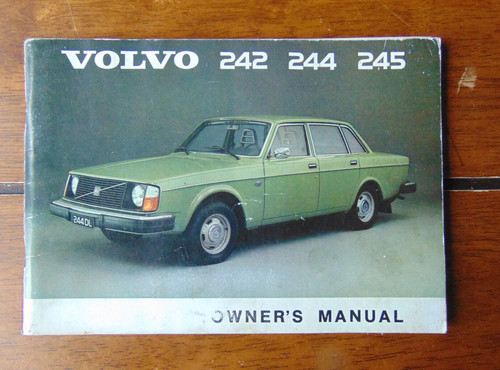 Volvo 242 244 245 owner - volvo,