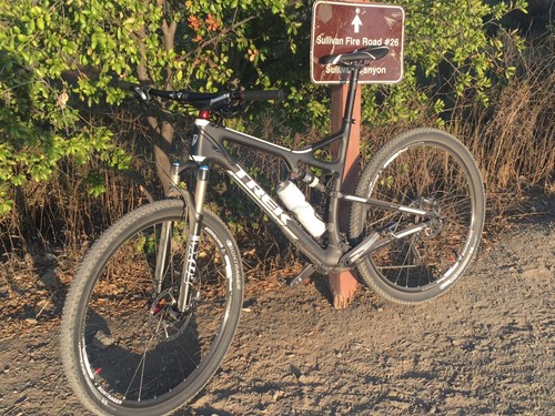 Full suspension mountain bike - full,