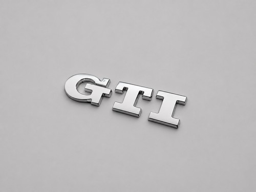 Gti badge emblem rear - emblem, boot