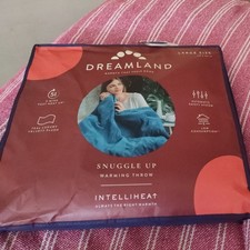 Brand New Dreamland, Heated Throw, Intelliheat Luxury, Teal, 16709C