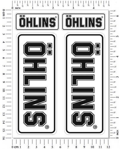 Ohlins fork shock stickers - ohlins,