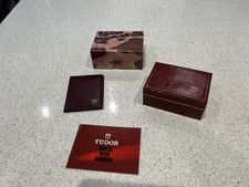 Tudor Oyster Empty Watch Box With Booklet And Outer Box