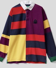 Mens Benetton Patchwork Rugby