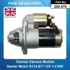 Starter Motor For Yanmar S114-815 S114-817 129608-77010 129698-77010 200-570
