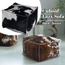 1PC Square Moroccan Plush Footstool Cover Pouffe Ottoman NO Filling Retro