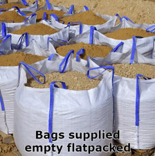One Tonne FIBC Dumpy Bags 1 Ton Bulk Jumbo Builders Garden Aggregate Sack Waste
