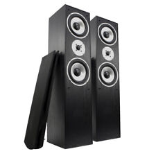 Fenton SHFT60B Tower Speakers - High Power 350W Floor Standing HiFi Audio