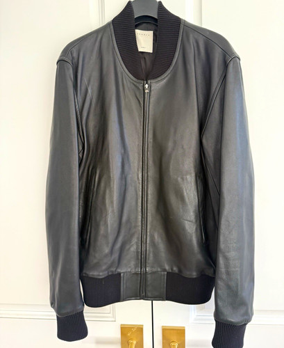Sandro men leather - sandro, bomber
