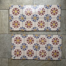 8 Vintage Ceramic Tiles