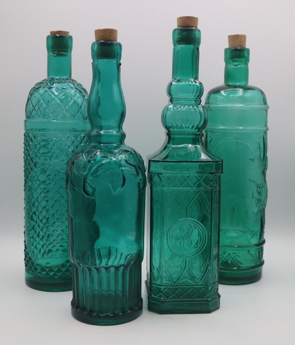 Vintage emerald green pressed - vintage,