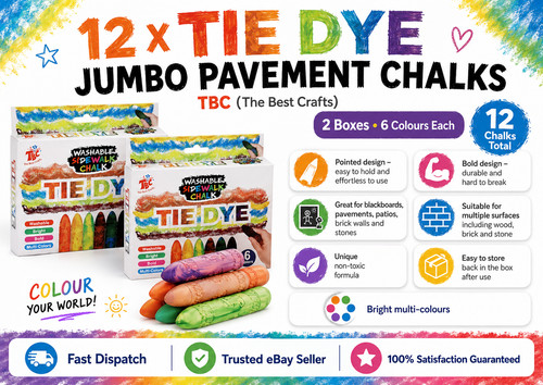12x coloured jumbo - 12x, pavement