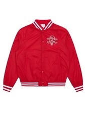 billionaire boys club icecream nylon bomber jacket red Size Medium /REF43