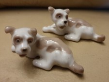 Pair Vintage Small Dogs USSR