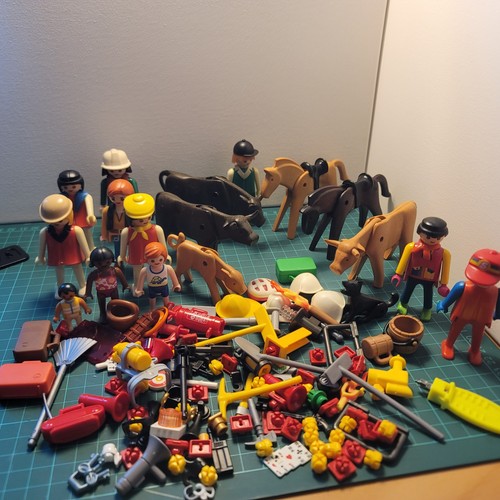 Vintage playmobil people - vintage,