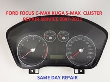 FORD FOCUS CMAX KUGA SMAX INSTRUMENT CLUSTER SPEEDOMETER DASH REPAIR 2007 - 2011