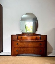 Mid Century Retro Vintage Dressing Table Drawers Mirror 