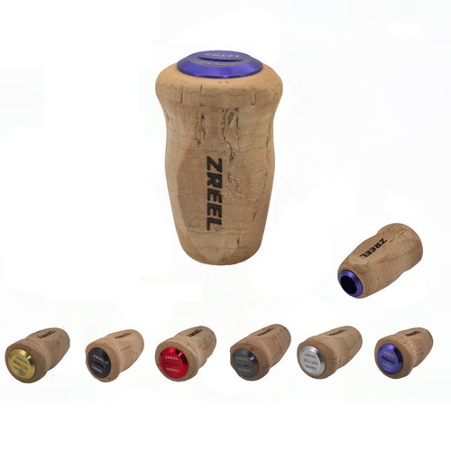 Flat cork knob - flat, for