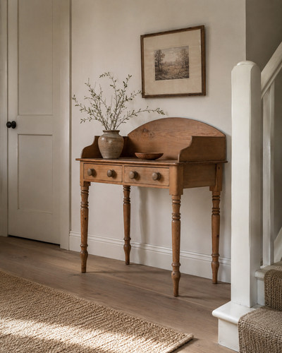 Victorian pine washstand with - pine,