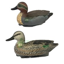 Teal Decoy Floating Duck  Wildfowling Full Body HD Male Drake Female Hen