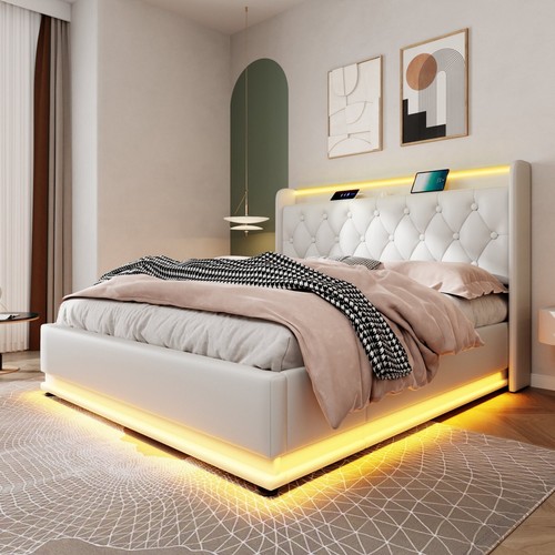 Ottoman storage bed panel - storage,