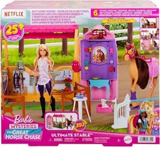 Barbie Mysteries The Great Horse Chase Ultimate Stable  Brand New